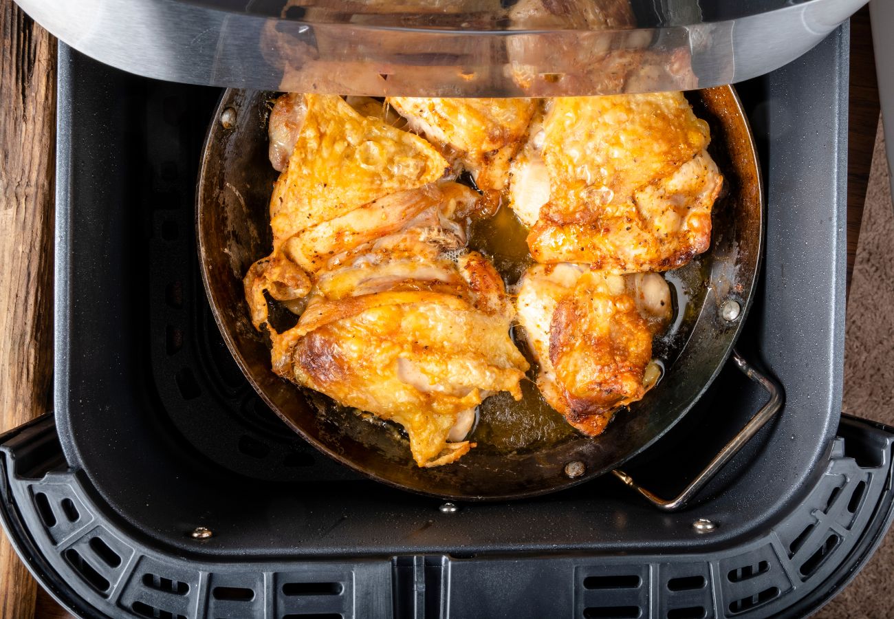 Chicken breast in the air fryer, the healthy and tasty recipe without (barely) oil