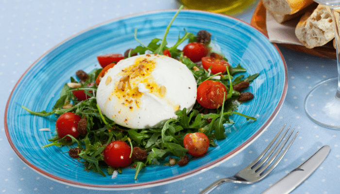 Italian burrata salad