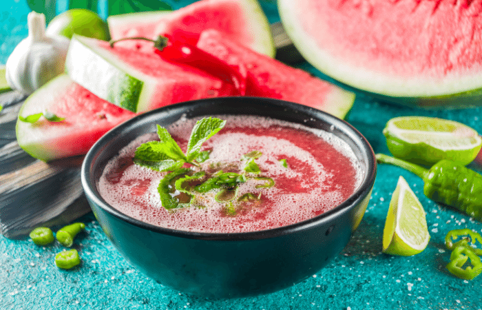 receta de gazpacho de sandia