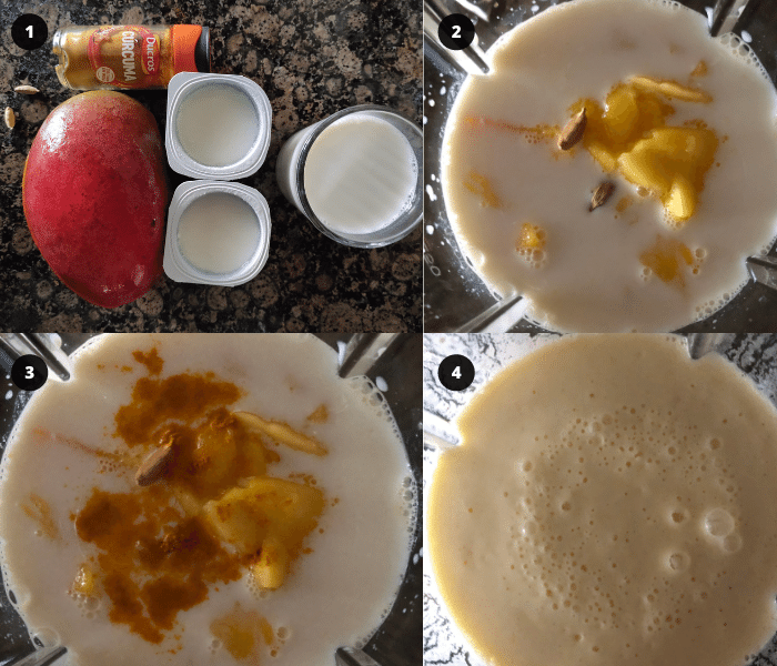 mango lassi step by step