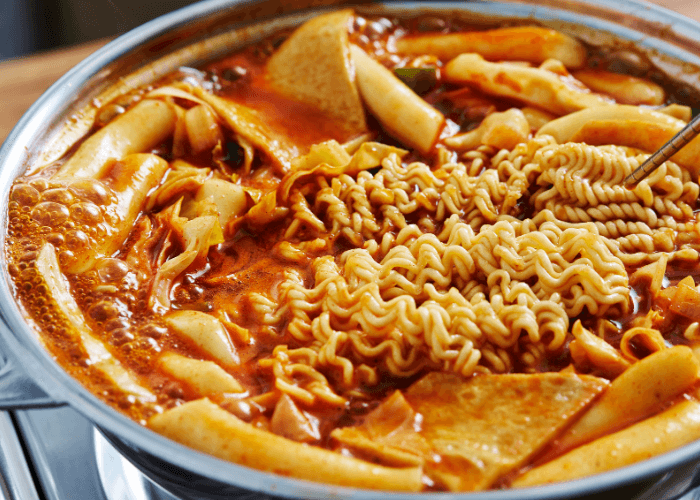 korean style rabokki recipe 